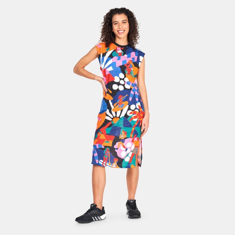 Adidas-F-Robe x Farm Rio Jersey Dress Size S